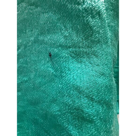 TanJay Jacket Size 16 Green Iridescent  Women lined suit - Picture 5 of 10